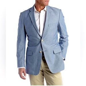 Saddlebred Men’s Chambray Blue Sports Coat